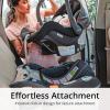 imageChicco KeyFit Infant Car Seat and Base RearFacing Seat for Infants 422 lbs Includes Infant Head and Body Support Compatible with Chicco Strollers Baby Travel Gear  EncoreBlackGreyPewter