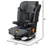 imageChicco MyFit 2in1 Harness Booster Car Seat 5Point Harness Car Seat and High Back Booster for Children 265100 lbs  HavenPurpleFathom