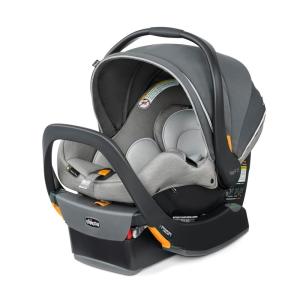 imageChicco KeyFit 35 ClearTex Infant Car Seat and Base RearFacing Seat for Infants 435 lbs Includes Infant Head and Body Support Compatible with Chicco Strollers Baby Travel Gear  CoveGreyAsh