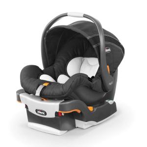 imageChicco KeyFit Infant Car Seat and Base RearFacing Seat for Infants 422 lbs Includes Infant Head and Body Support Compatible with Chicco Strollers Baby Travel Gear  EncoreBlackGreyEncore