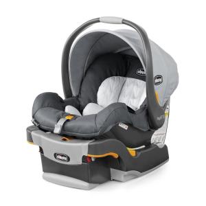 imageChicco KeyFit Infant Car Seat and Base RearFacing Seat for Infants 422 lbs Includes Infant Head and Body Support Compatible with Chicco Strollers Baby Travel Gear  EncoreBlackGreySlate