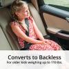 imageChicco KidFit Zip Plus 2in1 BeltPositioning Booster Car Seat Backless and High Back Booster Seat for Children Aged 4 Years and up and 40100 lbs  TaurusBlackGreyObsidian