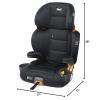 imageChicco KidFit Zip Plus 2in1 BeltPositioning Booster Car Seat Backless and High Back Booster Seat for Children Aged 4 Years and up and 40100 lbs  TaurusBlackGreyObsidian