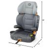 imageChicco KidFit Zip Plus 2in1 BeltPositioning Booster Car Seat Backless and High Back Booster Seat for Children Aged 4 Years and up and 40100 lbs  TaurusBlackGreyDrift
