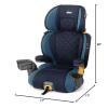 imageChicco KidFit Zip Plus 2in1 BeltPositioning Booster Car Seat Backless and High Back Booster Seat for Children Aged 4 Years and up and 40100 lbs  TaurusBlackGreySeascape