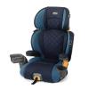 imageChicco KidFit Zip Plus 2in1 BeltPositioning Booster Car Seat Backless and High Back Booster Seat for Children Aged 4 Years and up and 40100 lbs  TaurusBlackGreySeascape
