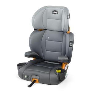 imageChicco KidFit Zip Plus 2in1 BeltPositioning Booster Car Seat Backless and High Back Booster Seat for Children Aged 4 Years and up and 40100 lbs  TaurusBlackGreyDrift