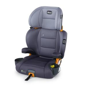 imageChicco KidFit Zip Plus 2in1 BeltPositioning Booster Car Seat Backless and High Back Booster Seat for Children Aged 4 Years and up and 40100 lbs  TaurusBlackGreyLilac
