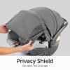 imageChicco KeyFit 35 Zip ClearTex Infant Car Seat and Base RearFacing Seat for Infants 435 lbs ZipOpen Privacy Shield Compatible with Chicco Strollers  ObsidianBlackObsidian