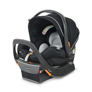 imageChicco KeyFit 35 Zip ClearTex Infant Car Seat and Base RearFacing Seat for Infants 435 lbs ZipOpen Privacy Shield Compatible with Chicco Strollers  ObsidianBlackObsidian
