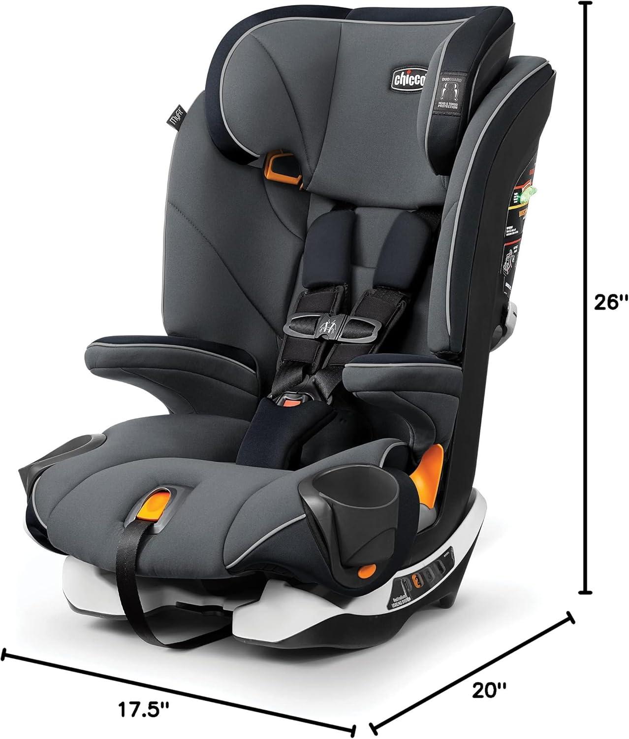 imageChicco MyFit Harness  Booster Car Seat 5Point Harness and High Back SeatFathom