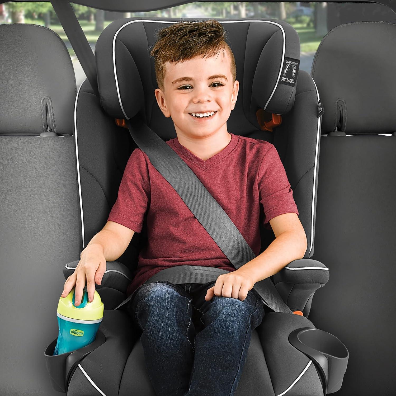 imageChicco MyFit Harness  Booster Car Seat 5Point Harness and High Back SeatFathom