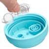 imageChicco DoubleWall Insulated Sippy Cup with BiteProof Rim Spout and SpillFree Lid 9oz  TopRack Dishwasher Safe  Easy to Hold Ergonomic Indents  BlueSharks 2pk  12 months