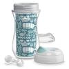 imageChicco DoubleWall Insulated Sippy Cup with BiteProof Rim Spout and SpillFree Lid 9oz  TopRack Dishwasher Safe  Easy to Hold Ergonomic Indents  Ocean PrintSurf 2pk  12 months