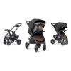 imageChicco Bravo Primo ClearTex Trio Travel System Bravo Primo QuickFold Stroller with Chicco KeyFit Max Zip ClearTex Infant Car Seat Car Seat and Stroller Combo  SomersetBlackSpringhill