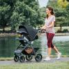 imageChicco Bravo Primo ClearTex Trio Travel System Bravo Primo QuickFold Stroller with Chicco KeyFit Max Zip ClearTex Infant Car Seat Car Seat and Stroller Combo  SomersetBlackIron