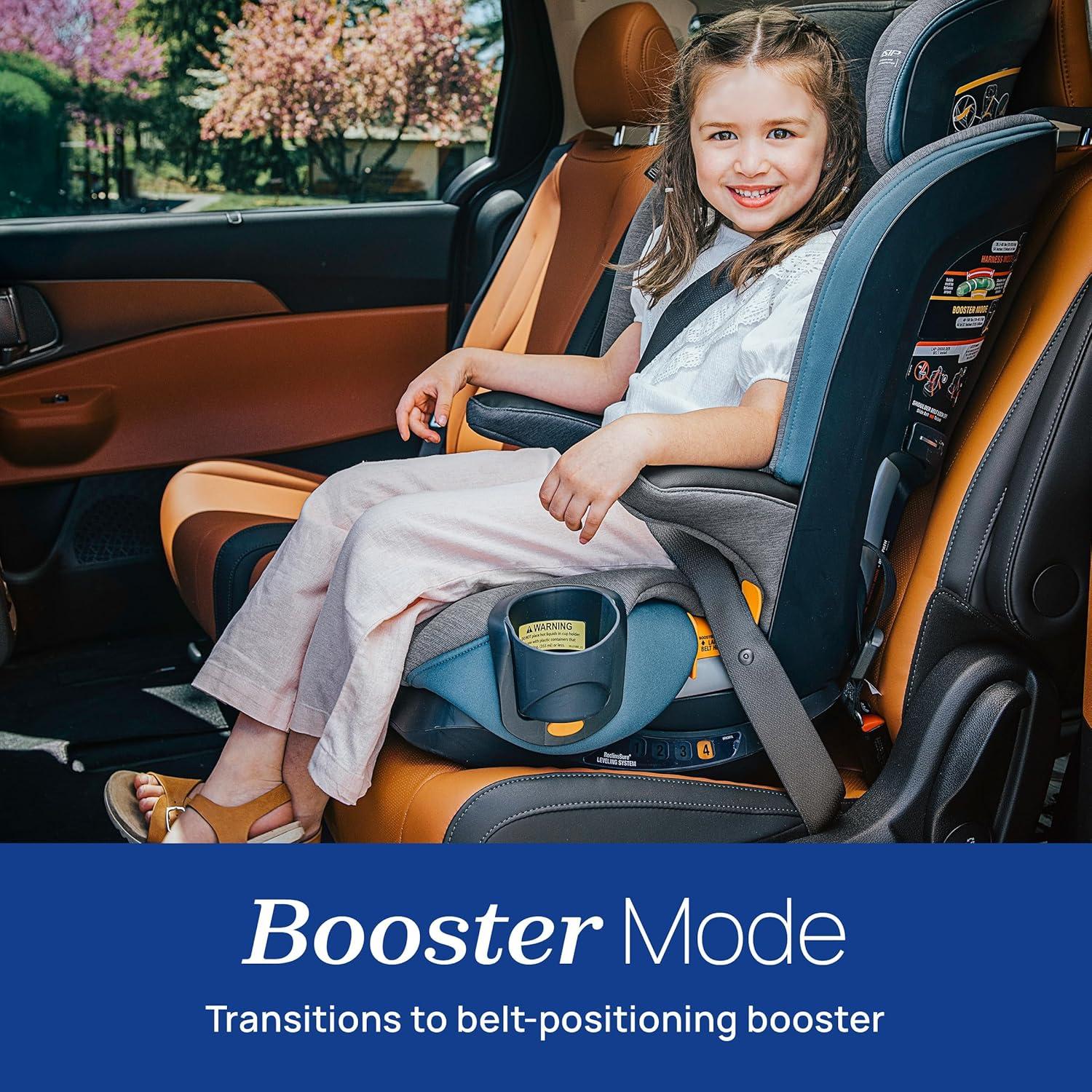 imageChicco MyFit Harness  Booster Car Seat 5Point Harness and High Back SeatObsidian