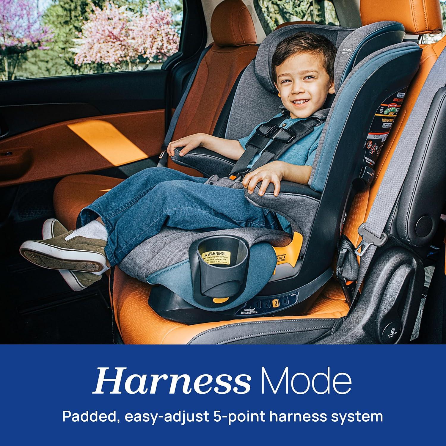 imageChicco MyFit Harness  Booster Car Seat 5Point Harness and High Back SeatWillow