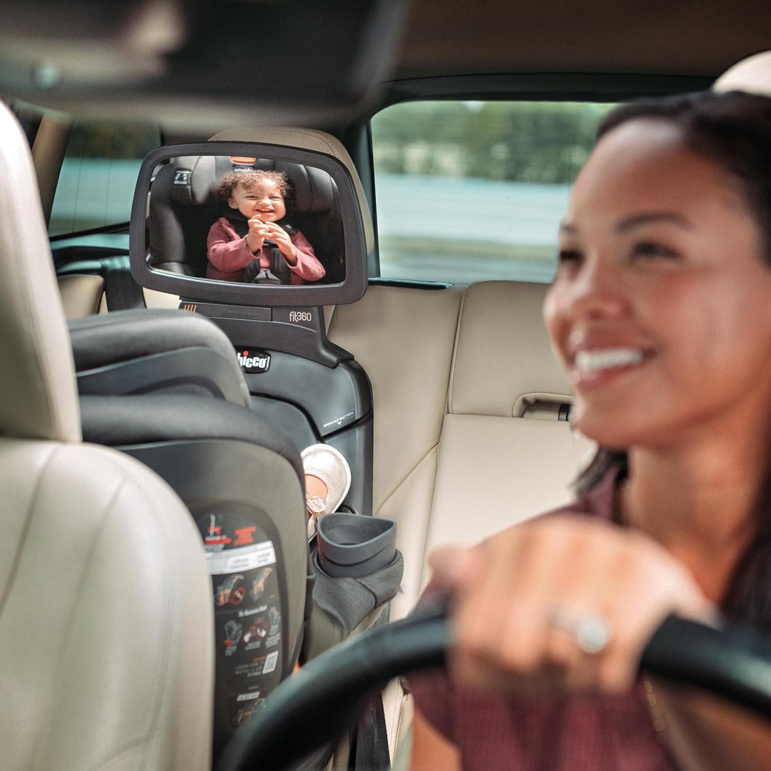 imageChicco Fit360 ClearTex Rotating Convertible Car Seat with 360 Degree Rotation for RearFacing and ForwardFacing LeverLock SelfTensioning Lock System  ObsidianBlackAnthracite
