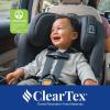 imageChicco Fit360 ClearTex Rotating Convertible Car Seat with 360 Degree Rotation for RearFacing and ForwardFacing LeverLock SelfTensioning Lock System  ObsidianBlackBlack