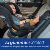 imageChicco Fit360 ClearTex Rotating Convertible Car Seat with 360 Degree Rotation for RearFacing and ForwardFacing LeverLock SelfTensioning Lock System  ObsidianBlackBlack