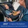 imageChicco Fit360 ClearTex Rotating Convertible Car Seat with 360 Degree Rotation for RearFacing and ForwardFacing LeverLock SelfTensioning Lock System  ObsidianBlackCarbon