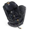 imageChicco Fit360 ClearTex Rotating Convertible Car Seat with 360 Degree Rotation for RearFacing and ForwardFacing LeverLock SelfTensioning Lock System  ObsidianBlackObsidian