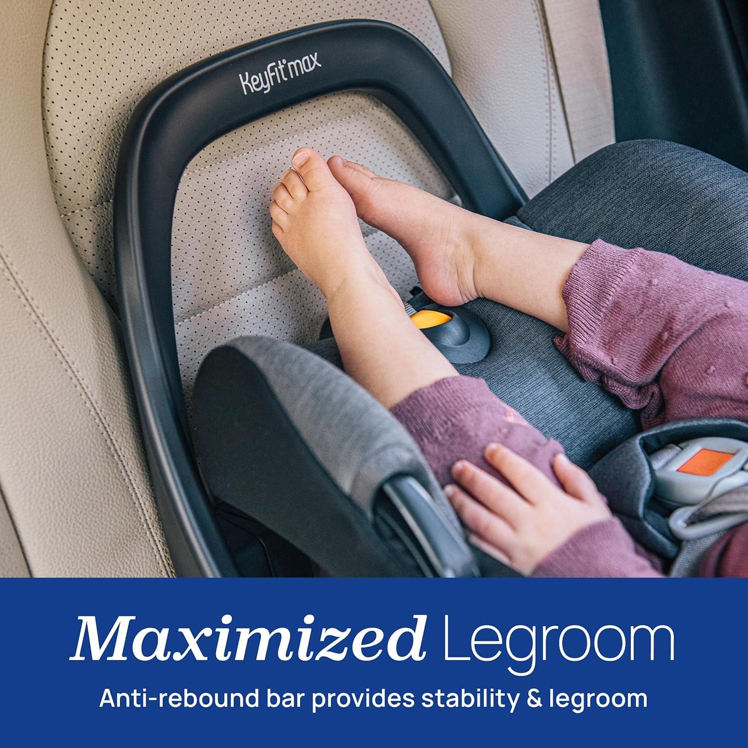 imageChicco KeyFit Max Zip ClearTex Infant Car Seat and Base RearFacing Seat for Infants 430 lbs Infant Head and Body Support Compatible with Chicco Strollers Baby Travel Gear  SierraBeige