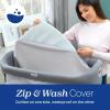 imageChicco Close to You 3in1 Bassinet Bedside Sleeper and Changing Table with Storage Organizer Adjustable Height  OatBeigeDove
