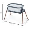 imageChicco LullaGlide Plus Electronic 3in1 Baby Bassinet Gliding and Portable Waterproof Mattress and Fitted Sheet Travel for Baby Includes Carry Bag  SereneBeigeLuna