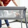 imageChicco LullaGo Anywhere Portable Bassinet Lightweight SpaceSaving with Waterproof Mattress and Fitted Sheet TravelFriendly Includes Carry Bag  LyricBeigeGrey Star