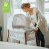 imageChicco LullaGo Anywhere Portable Bassinet Lightweight SpaceSaving with Waterproof Mattress and Fitted Sheet TravelFriendly Includes Carry Bag  LyricBeigeSerene