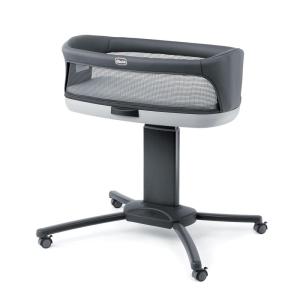 imageChicco Close to You 3in1 Bassinet Bedside Sleeper and Changing Table with Storage Organizer Adjustable Height  OatBeigeCharcoal