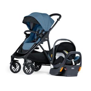 imageChicco Corso LE ClearTex Modular Travel System with Corso LE Stroller ampamp KeyFit Max ClearTex Infant Car Seat and Base Stroller and Car Seat Combo  TidalBlueTidal