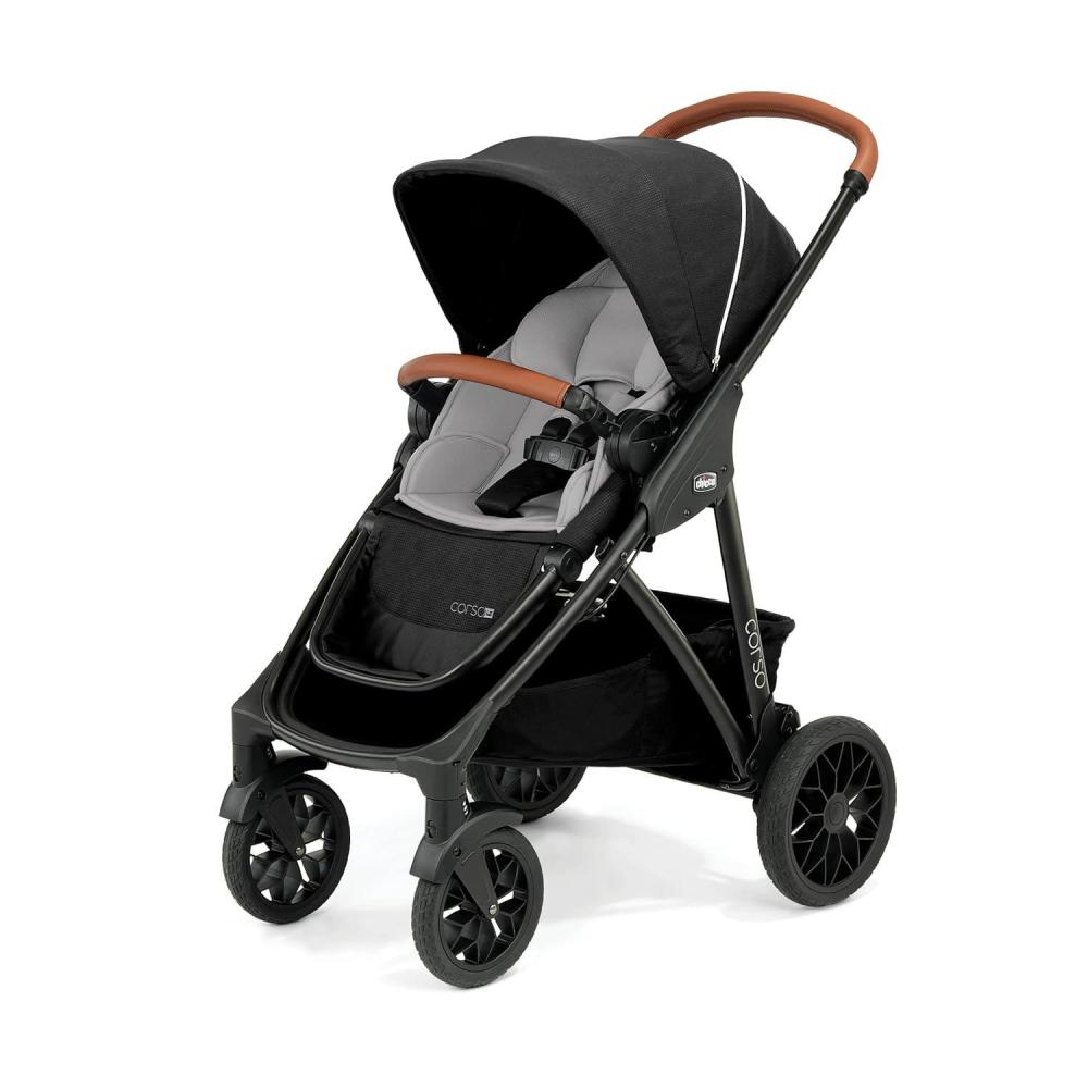 imageChicco Corso Modular QuickFold Stroller  Staccato  BlackStudio