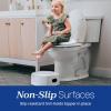 imageChicco Single Step Stool Durable Lightweight Plastic with EasyGrab Handles Textured Top and SlipResistant BaseToilet Topper