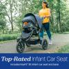 image:imageChicco Activ3 Jogging Stroller Travel System Includes Chicco KeyFit 30 Infant Car Seat with Base Lightweight Aluminum Frame Stroller and Car Seat Combo Baby Travel Gear  SolarGrey