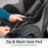 image:imageChicco NextFit Max Zip Air Convertible Car Seat RearFacing Seat for Infants 450 lbs ForwardFacing Toddler Car Seat 2265 lbs Baby Travel Gear  VeroBlack