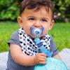 image:imageChicco TwoinOne Pacifier Clip with Loop and Ring Attachments  Loop for Teethers and Small Toys  Ring Included for KnobStyle Pacifiers  Secure Clasp is Gentle on Clothing  MulticolorMulticolor