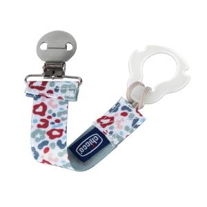 image:imageChicco TwoinOne Pacifier Clip with Loop and Ring Attachments  Loop for Teethers and Small Toys  Ring Included for KnobStyle Pacifiers  Secure Clasp is Gentle on Clothing  MulticolorMulticolor