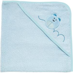 image:imageArtsana Unisex Childrens Square Cotton Terry Bathrobe 0 Months Light Blue Azzurro One Size