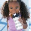 image:imageChicco Insulated Straw Sippy Cup 12 Months 9oz Toddler Training Cup with SpillFree FlipTop Lid BPAFree 3Pack MulticolorBlackWhite