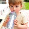 image:imageChicco Insulated Straw Sippy Cup 12 Months 9oz Toddler Training Cup with SpillFree FlipTop Lid BPAFree 3Pack MulticolorRainbow SilverPurple