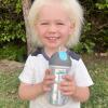 image:imageChicco Insulated Straw Sippy Cup 12 Months 9oz Toddler Training Cup with SpillFree FlipTop Lid BPAFree 3Pack MulticolorSunburst SilverBlue