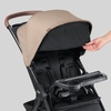 image:imageChicco Bravino Plus Lightweight Stroller Compact Travel Stroller AllWheel Suspension LieFlat Pramette Seat UPF 50 Canopy Compatible with KeyFit Infant Car Seats  OatBeige